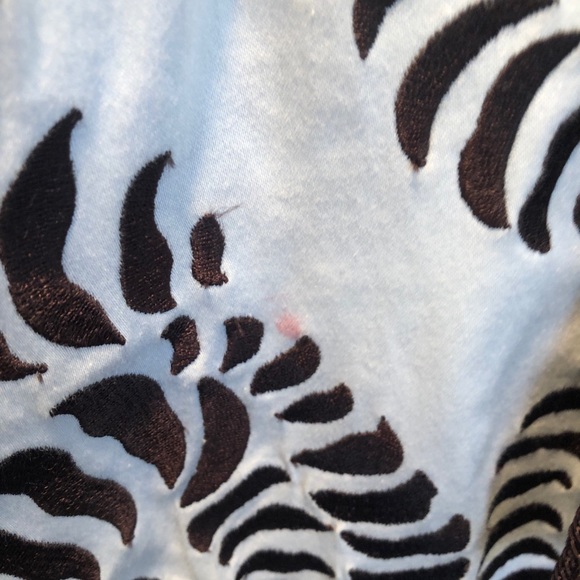 Elizabeth McKay Brown + White Tunic Size 6 - Picture 4 of 7